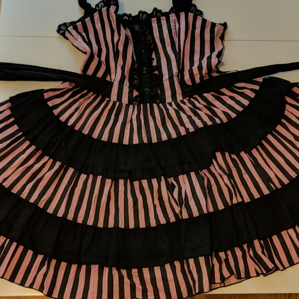 Vintage Lip Service Gothic Lolita Dress